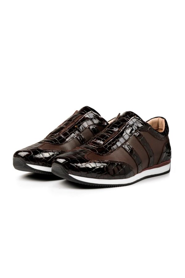 Ducavelli Ducavelli Swanky Genuine Leather Men's Casual Shoes Brown