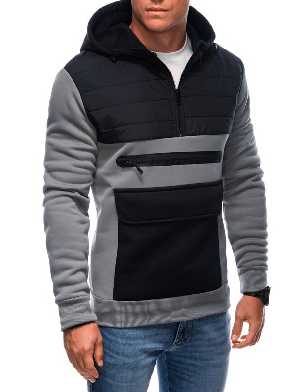 Edoti Edoti Men's zip-up sweatshirt