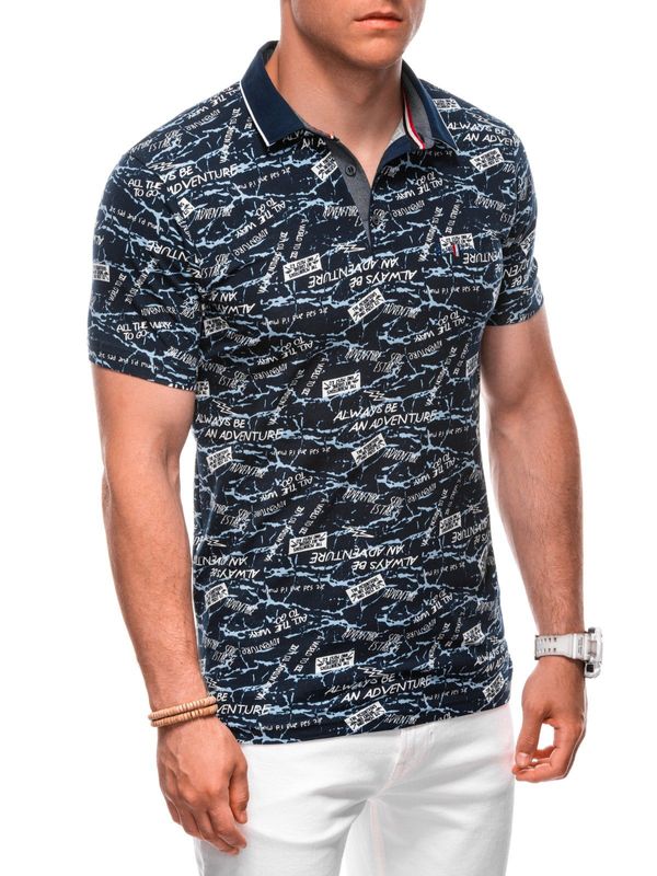 Edoti Edoti Printed Men's Polo Shirt