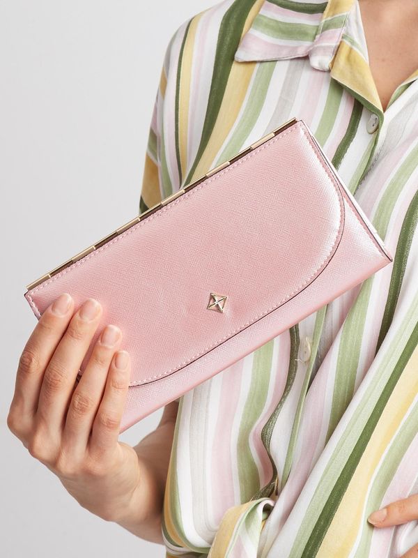 Fashionhunters Elegant light pink wallet