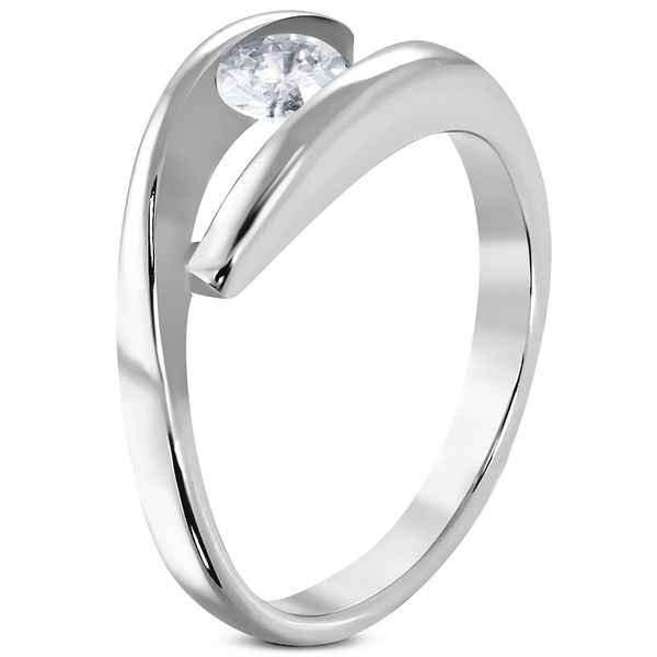 Kesi Engagement Ring Surgical Steel Double Ring