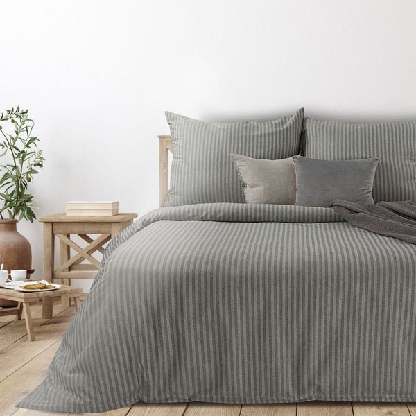 Eurofirany Eurofirany Unisex's Bed Linen 404883 Steel/Grey