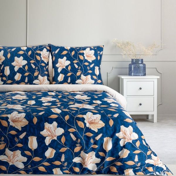 Eurofirany Eurofirany Unisex's Bed Linen 451813 Navy Blue