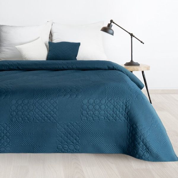 Eurofirany Eurofirany Unisex's Bedspread 404741 Navy Blue