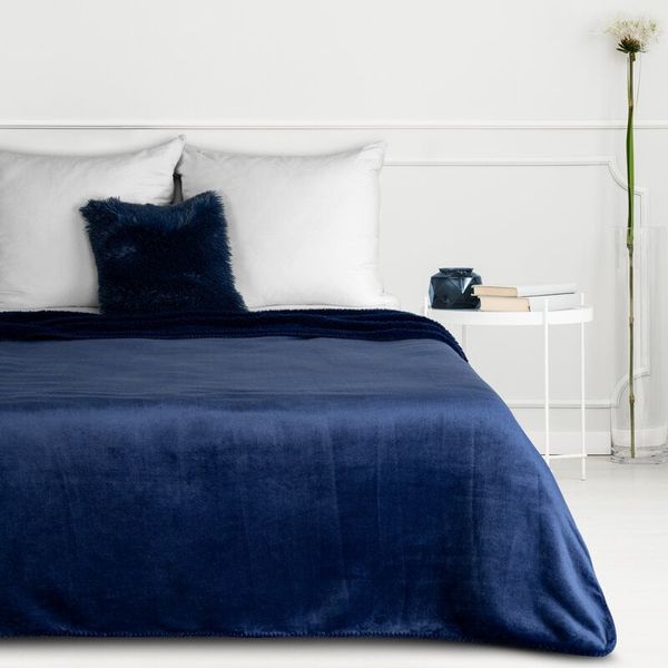 Eurofirany Eurofirany Unisex's Blanket 436591 Navy Blue