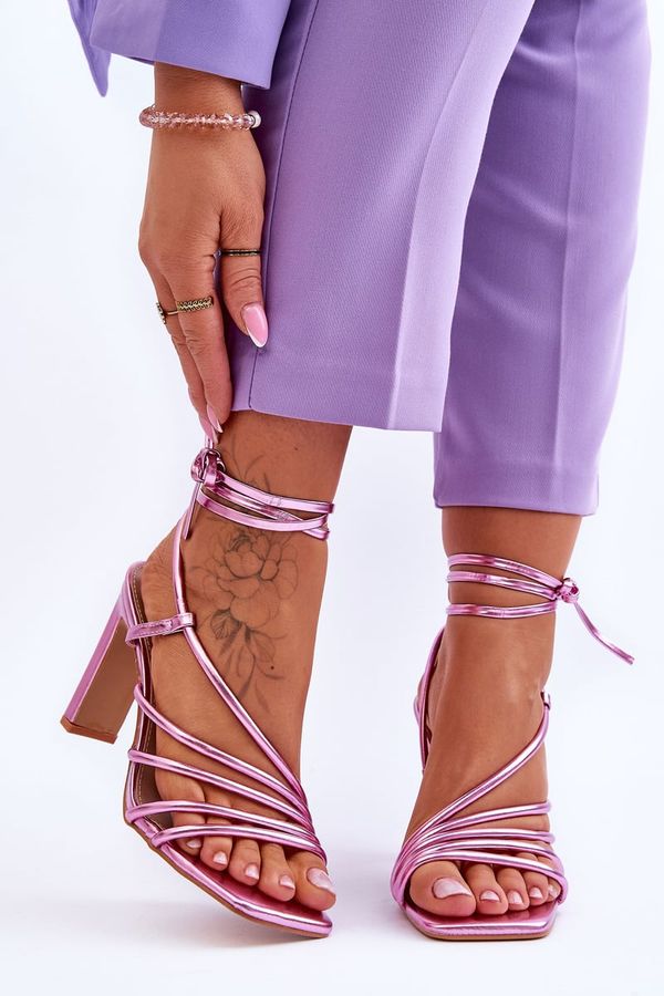 Kesi Fashionable Heeled Sandals Tessoro Pink