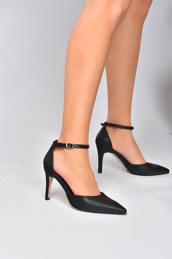 Fox Shoes Fox Shoes Black Women's Heeled Shoes