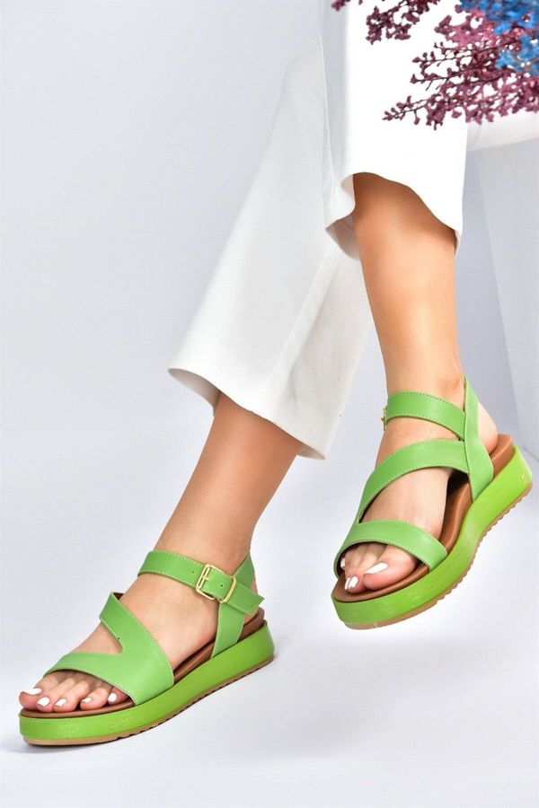 Fox Shoes Fox Shoes Green Women's Daily Sandals