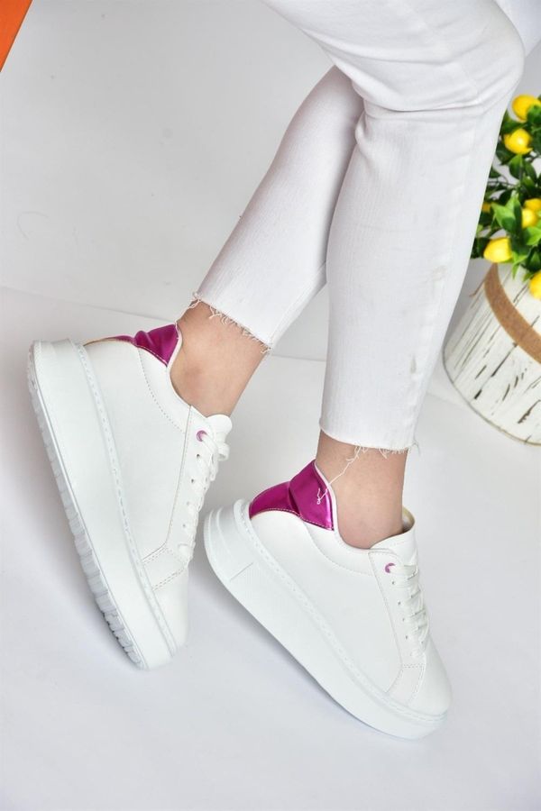 Fox Shoes Fox Shoes P848231409 White/fuchsia Women's Sports Shoes Sneakers