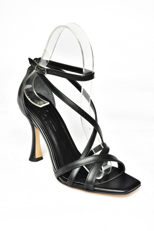 Fox Shoes Fox Shoes S569815309 Black Thin Heel Women's Evening Dress Shoes
