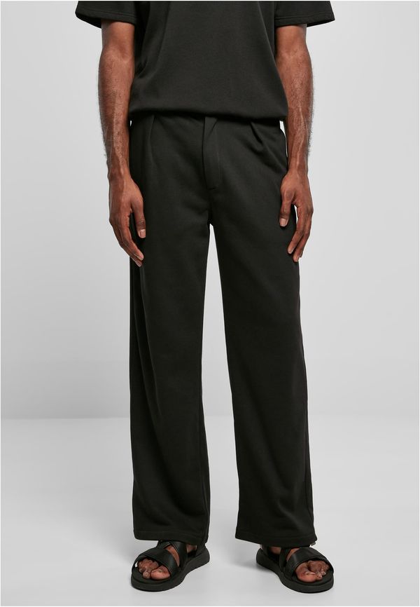 UC Men Front pleated sweatpants black