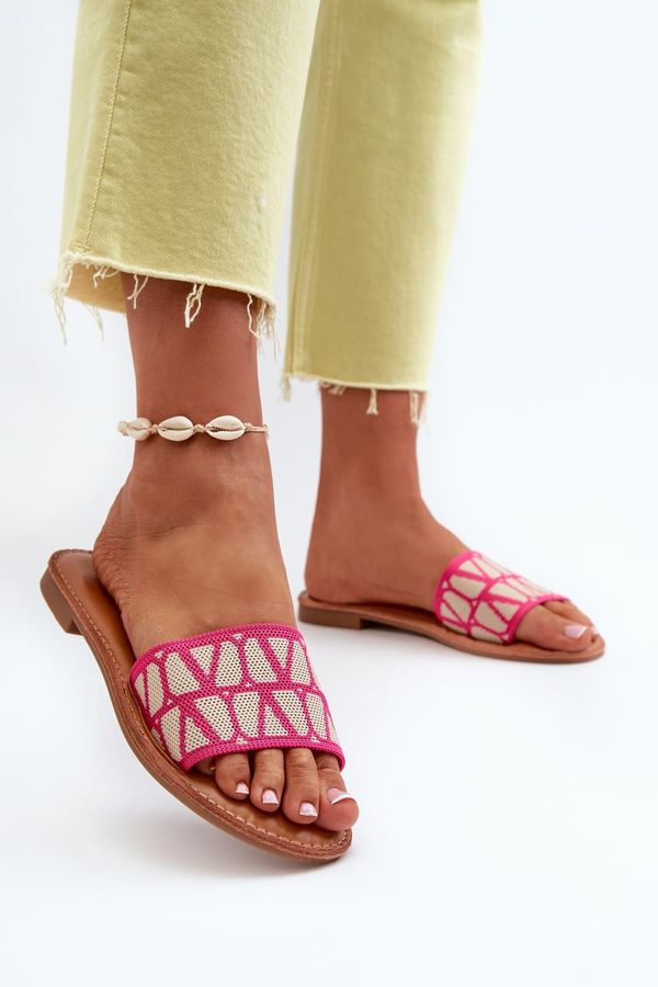 Kesi Fuchsia Traivea Women's Flat Slippers