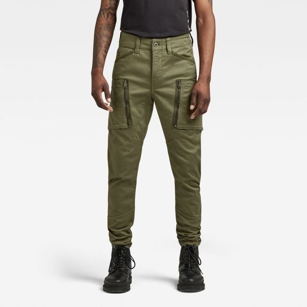 G Star G-STAR Pants - Zip point 3D skinny cargo green