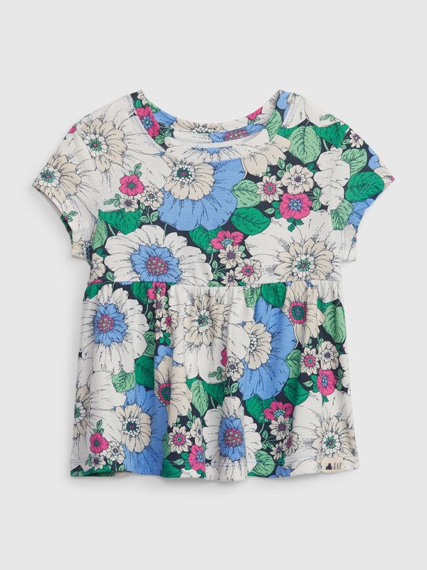 GAP GAP Children's Flowered T-shirt - Girls