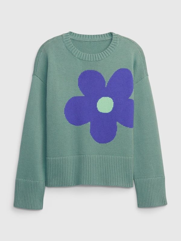 GAP GAP Children's sweater with flower - Girls