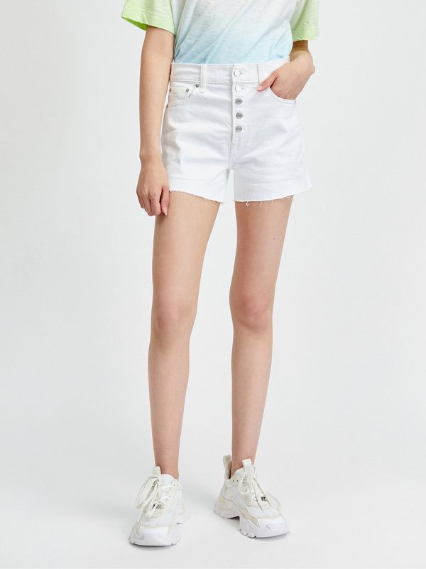 GAP GAP Denim Shorts with Buttons - Women
