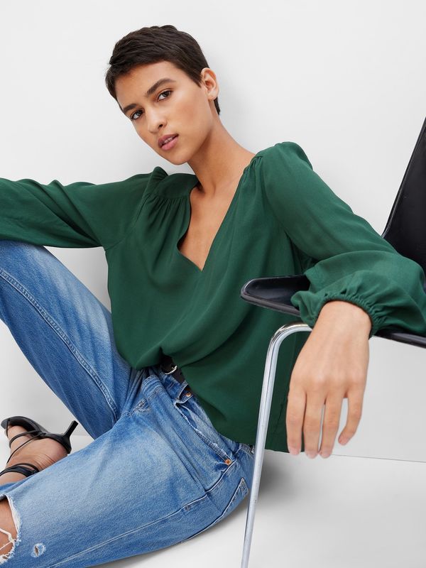 GAP GAP Elegant blouse Lenzing™ Ecovero™ - Women