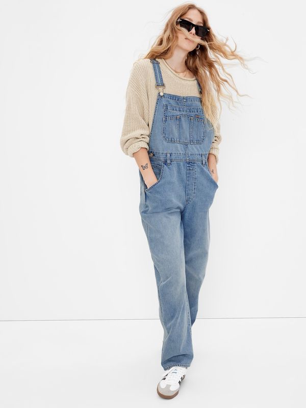 GAP GAP Jeans with loost loose overall Washwell - Women