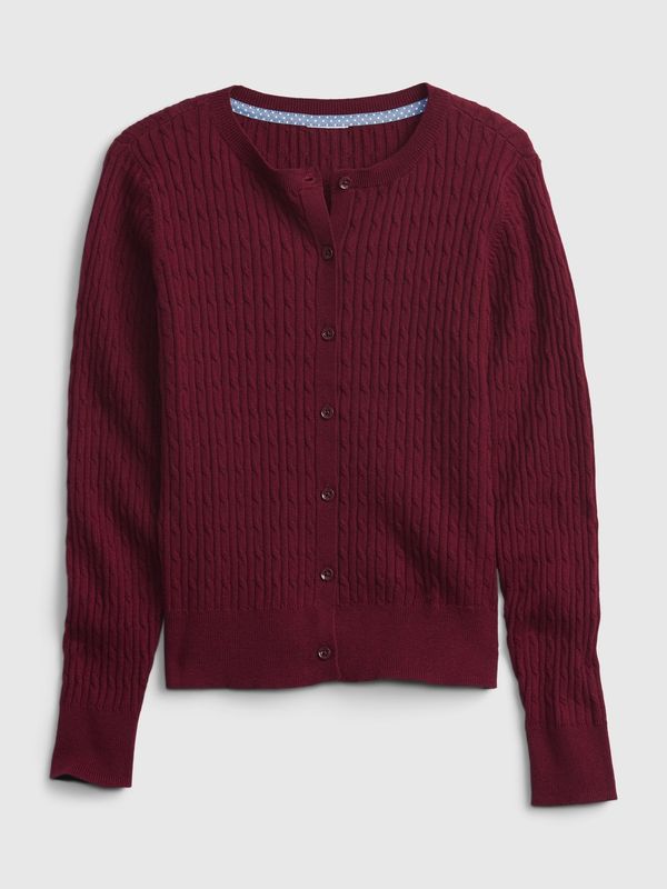 GAP GAP Kids sweater uni cable cardigan - Girls