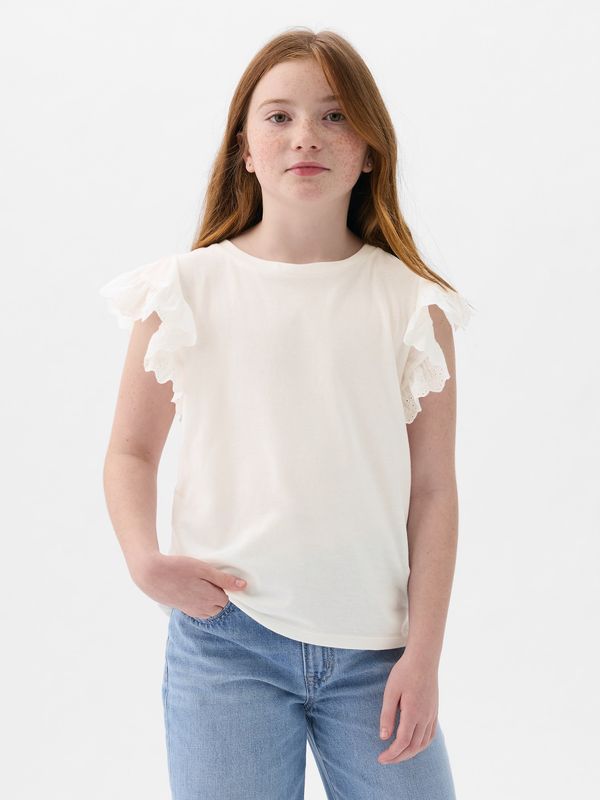 GAP GAP Kids' T-shirt with ruffles - Girls