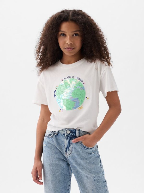 GAP GAP Kids' T-shirt with sequins - Girls