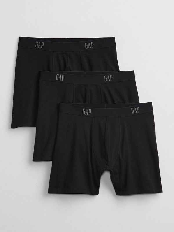 GAP GAP Men's Basic Boxer Shorts Black, 3pcs