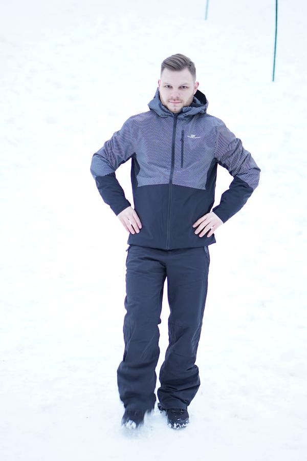2117 GÄRDET - ECO mens lightweight insulated ski jacket - AOP