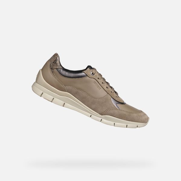 GEOX GEOX Beige women's sneakers Sukie - Women's