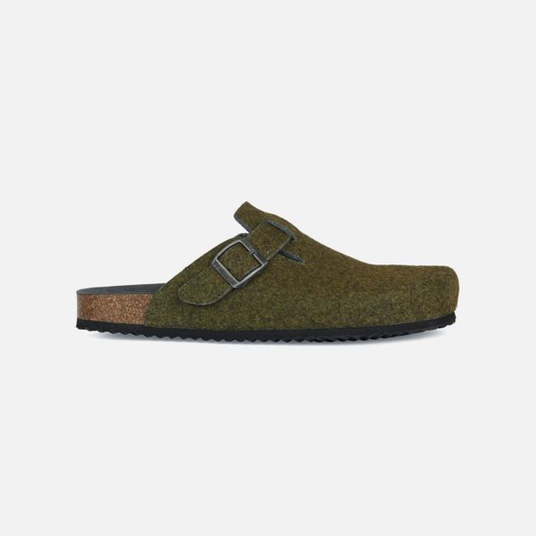 GEOX GEOX Khaki men's slippers Ghita - Men's