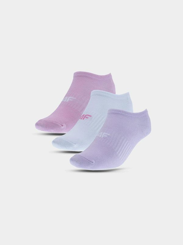 4F Girls' Casual Ankle Socks (3Pack) 4F - Multicolored