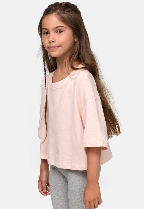 Urban Classics Kids Girls' Short Kimono T-Shirt Pink