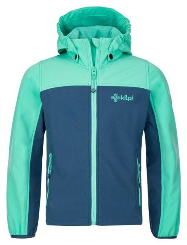 Kilpi Girls' softshell jacket KILPI RAVIA-JG turquoise