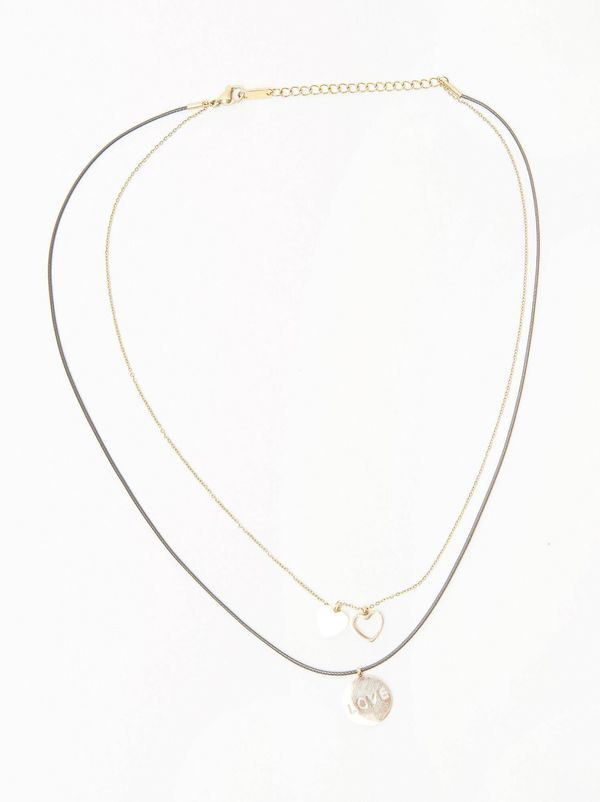 Yups Gold plated necklace Yups dbi0474. R21