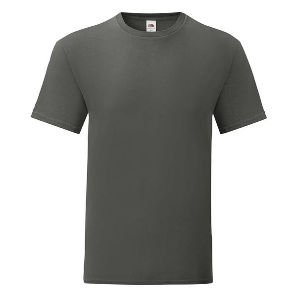 Fruit of the Loom Graphite Iconic Combed Cotton T-shirt Fruit of the Loom