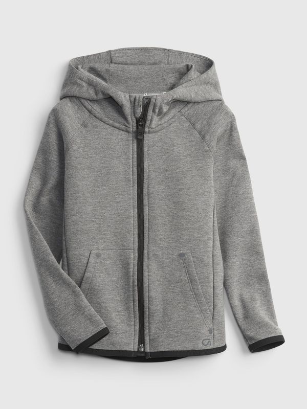 GAP Gray boys' sweatshirt GapFit ech hoodie