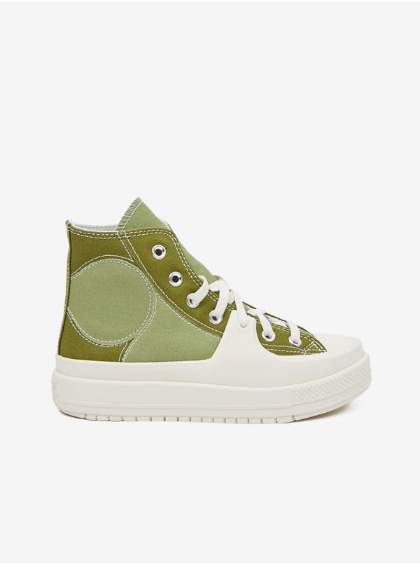 Converse Green Ankle Sneakers Converse Chuck Taylor All Star Construct - Women