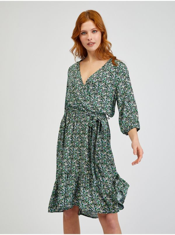 Orsay Green Dress for Women with Tie ORSAY - Ladies