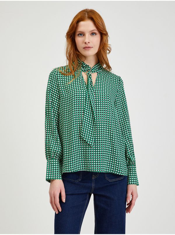 Orsay Green Women's patterned blouse ORSAY - Ladies
