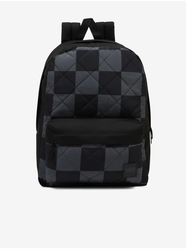 Vans Grey-black ladies checkered backpack VANS - Ladies