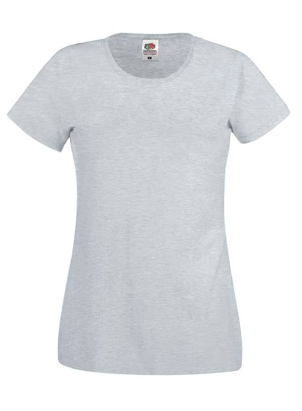 Fruit of the Loom Grey Lady fit T-shirt Original Fruit of the Loom