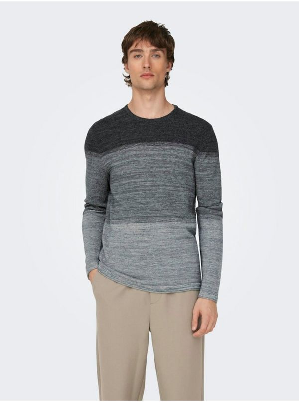 Only Grey men's sweater ONLY & SONS Panter - Men