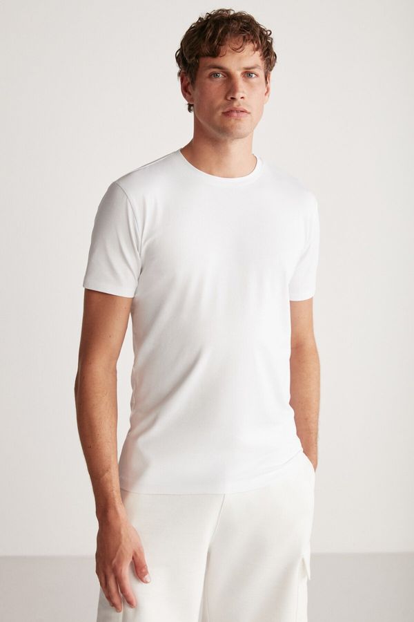 GRIMELANGE GRIMELANGE Chad Men's Slim Fit Ultra Flexible T-shirt