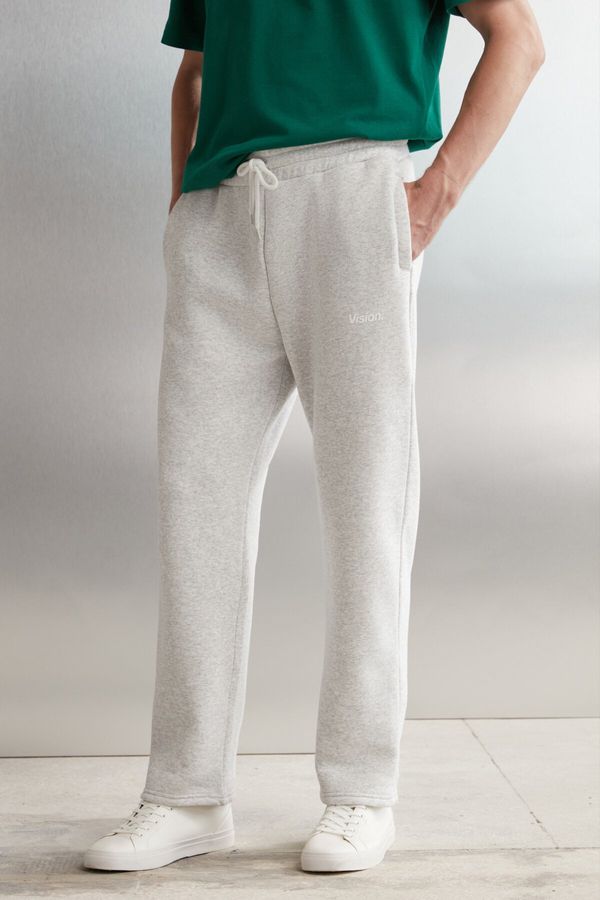 GRIMELANGE GRIMELANGE Freddy Men's Regular Fit Soft Fabric Printed 3-Pocket Carmelange Sweatpant