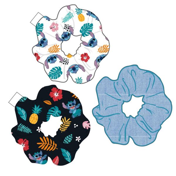 STITCH HAIR ACCESSORIES SCRUNCHIES 3 PIECES STITCH