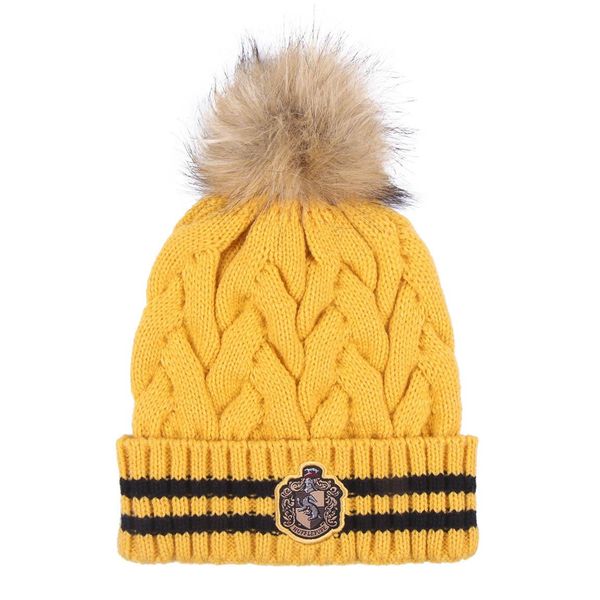 HARRY POTTER HAT TRICOT POM POM HARRY POTTER HUFFLEPUFF