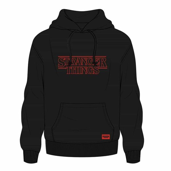 STRANGER THINGS HOODIE COTTON BRUSHED STRANGER THINGS