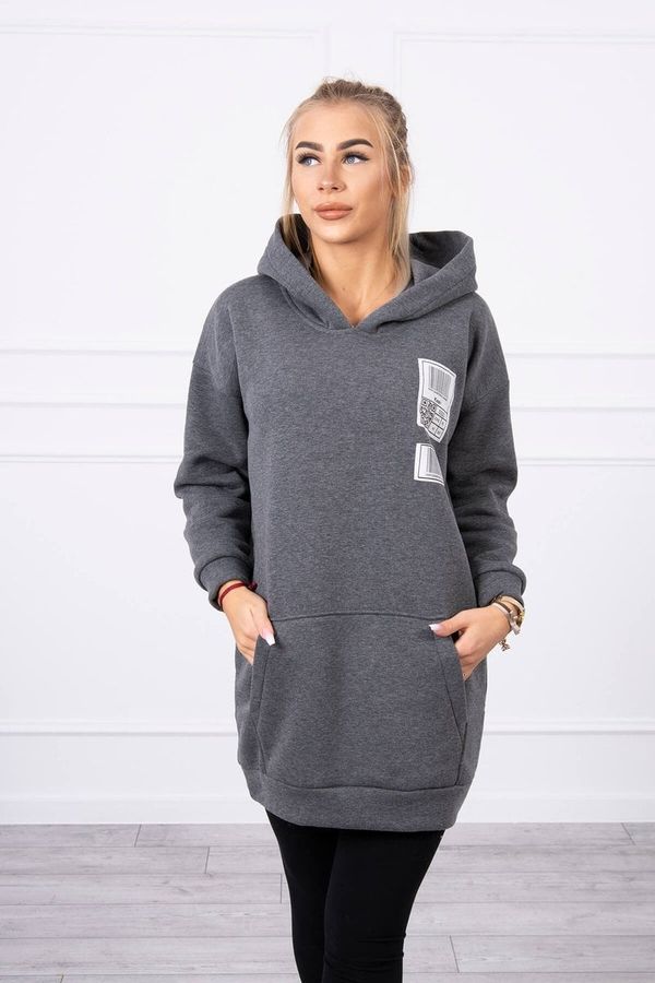 Kesi Hoodie with graphite patches