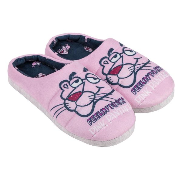 PINK PANTHER HOUSE SLIPPERS OPEN PINK PANTHER