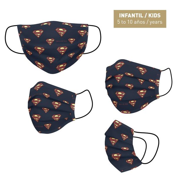Superman HYGIENIC MASK REUSABLE APPROVED SUPERMAN