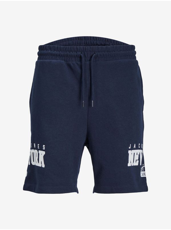 Jack & Jones Jack & Jones Cory Men's Sweatpants Navy Blue Sweatpants - Men's